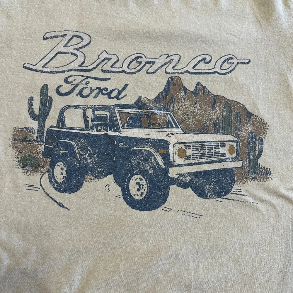 Ford Beige Graphic Tee with Dark Print - Picture 5 of 6